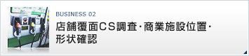 店舗覆面CS調査・商業施設位置・形状確認